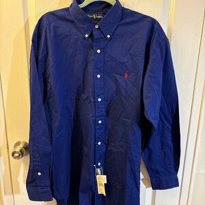 Ralph Lauren Men's Blue Shirt long Sleeve